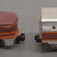 American Flyer 477 & 478 Vintage S Silver Flash PAB Diesel Locomotive Set VG
