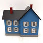 MTH 30-9046 O Gauge Assembled Farm House Blue W/Gray Shutters EX