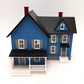 MTH 30-9046 O Gauge Assembled Farm House Blue W/Gray Shutters EX