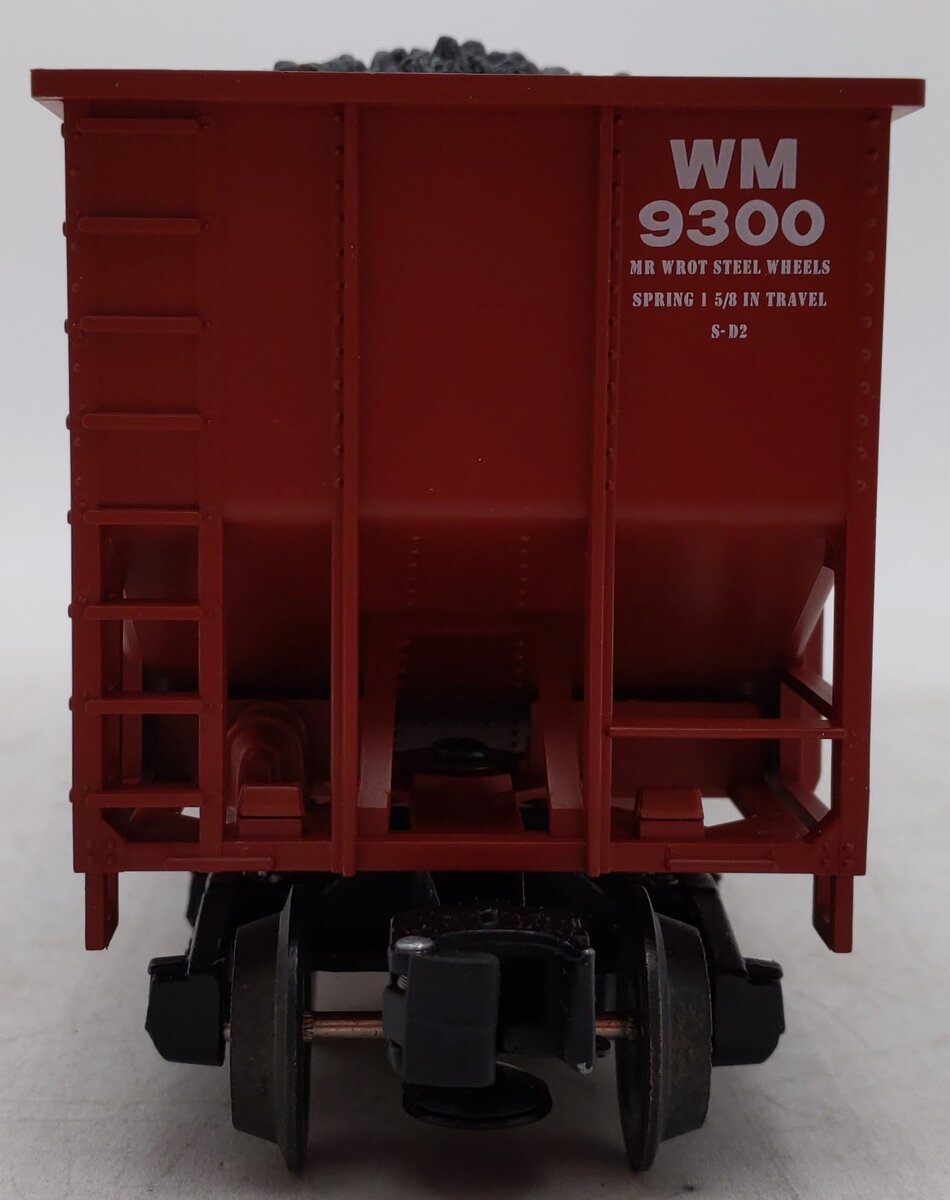 Lionel 6-17129 O Gauge Western Maryland 3-Bay Hopper Car w/Coal Load #9300 EX/Box