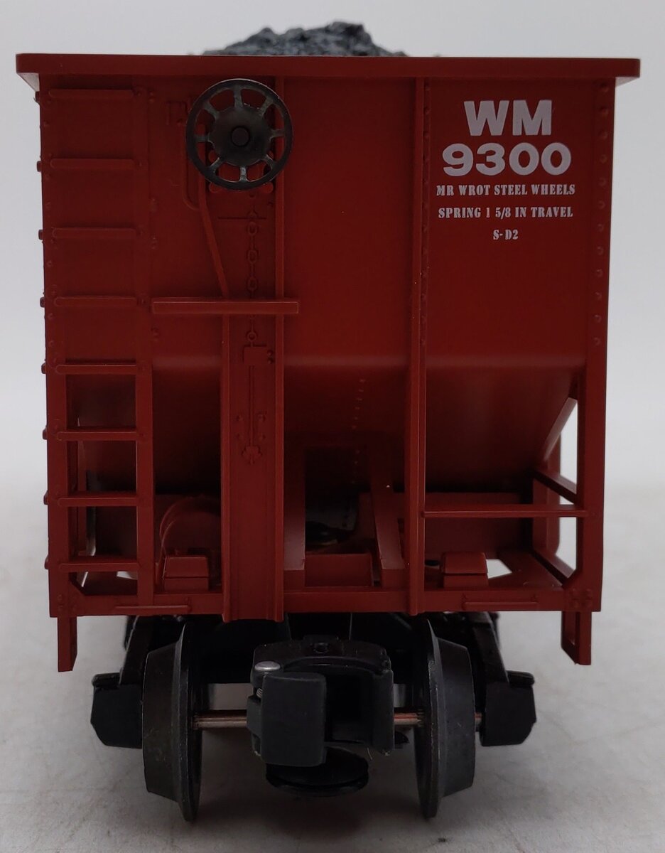Lionel 6-17129 O Gauge Western Maryland 3-Bay Hopper Car w/Coal Load #9300 EX/Box