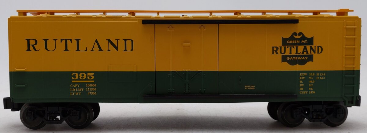 Lionel 6-19552 O Gauge Rutland Industrial Reefer Car #395 EX/Box