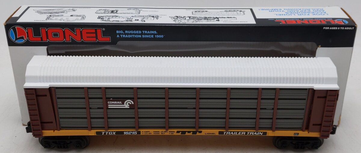Lionel 6-16215 O Gauge Conrail Two Tier Auto Carrier VG/Box