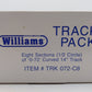 Williams 072-C8 O Gauge 0-72 Curved Track Sections (8) LN/Box