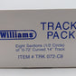 Williams 072-C8 O Gauge 0-72 Curved Track Sections (8) LN/Box