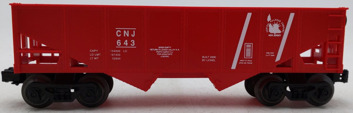 Lionel 6-16444 Central New Jersey 2-Bay Hopper EX/Box