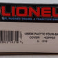 Lionel 6-19319 O Gauge Union Pacific 4-Bay Covered Hopper EX/Box