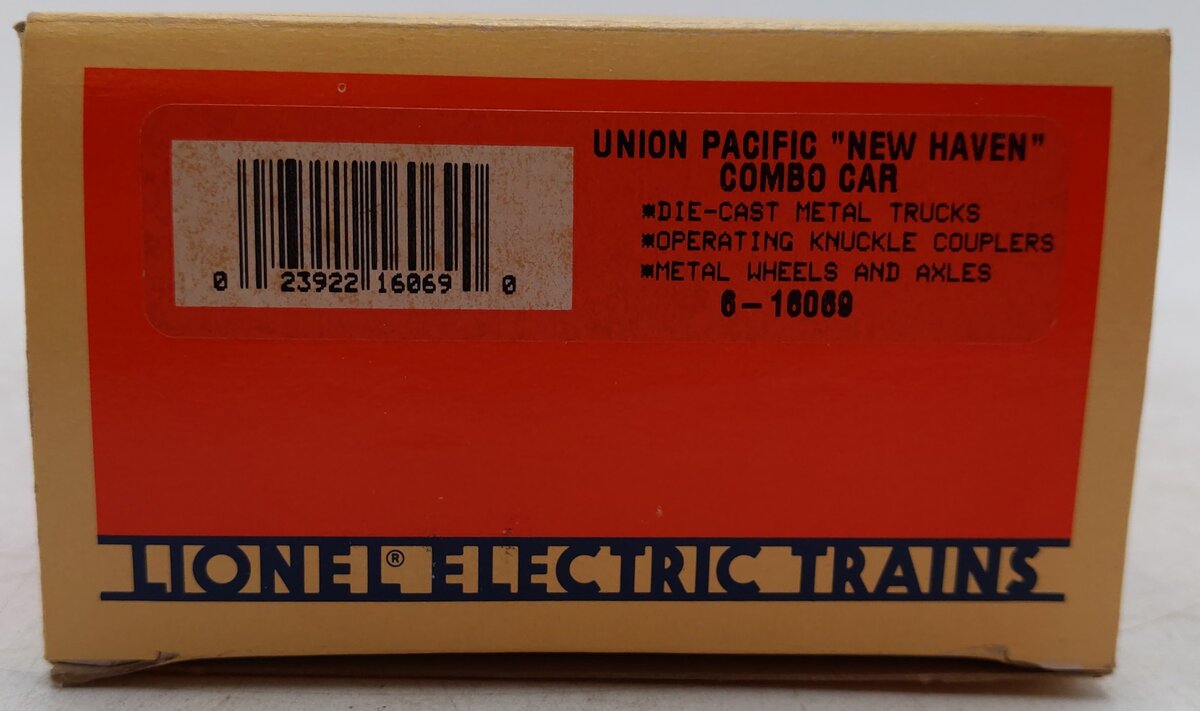 Lionel 6-16069 O Gauge Union Pacific New Haven Combo Car #6069 EX/Box