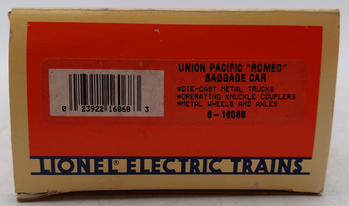 Lionel 6-16068 O Gauge Union Pacific 