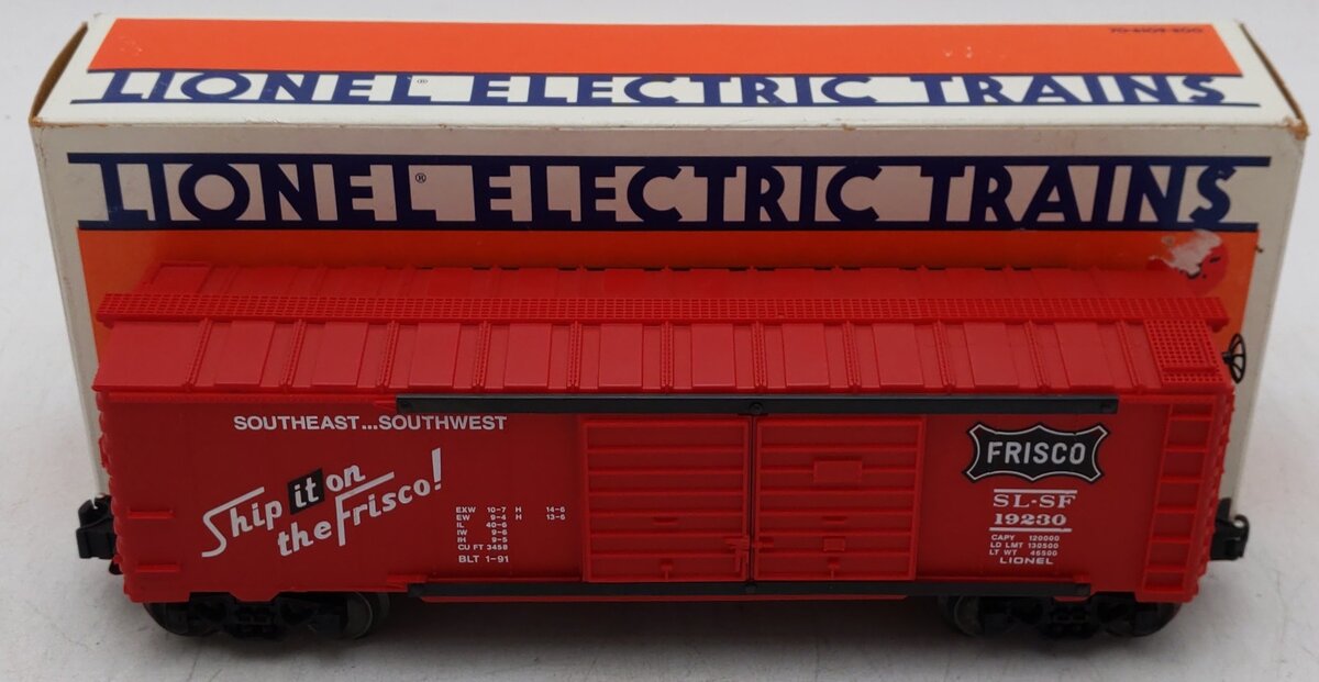 Lionel 6-19230 O Gauge Frisco Double Door Boxcar VG/Box
