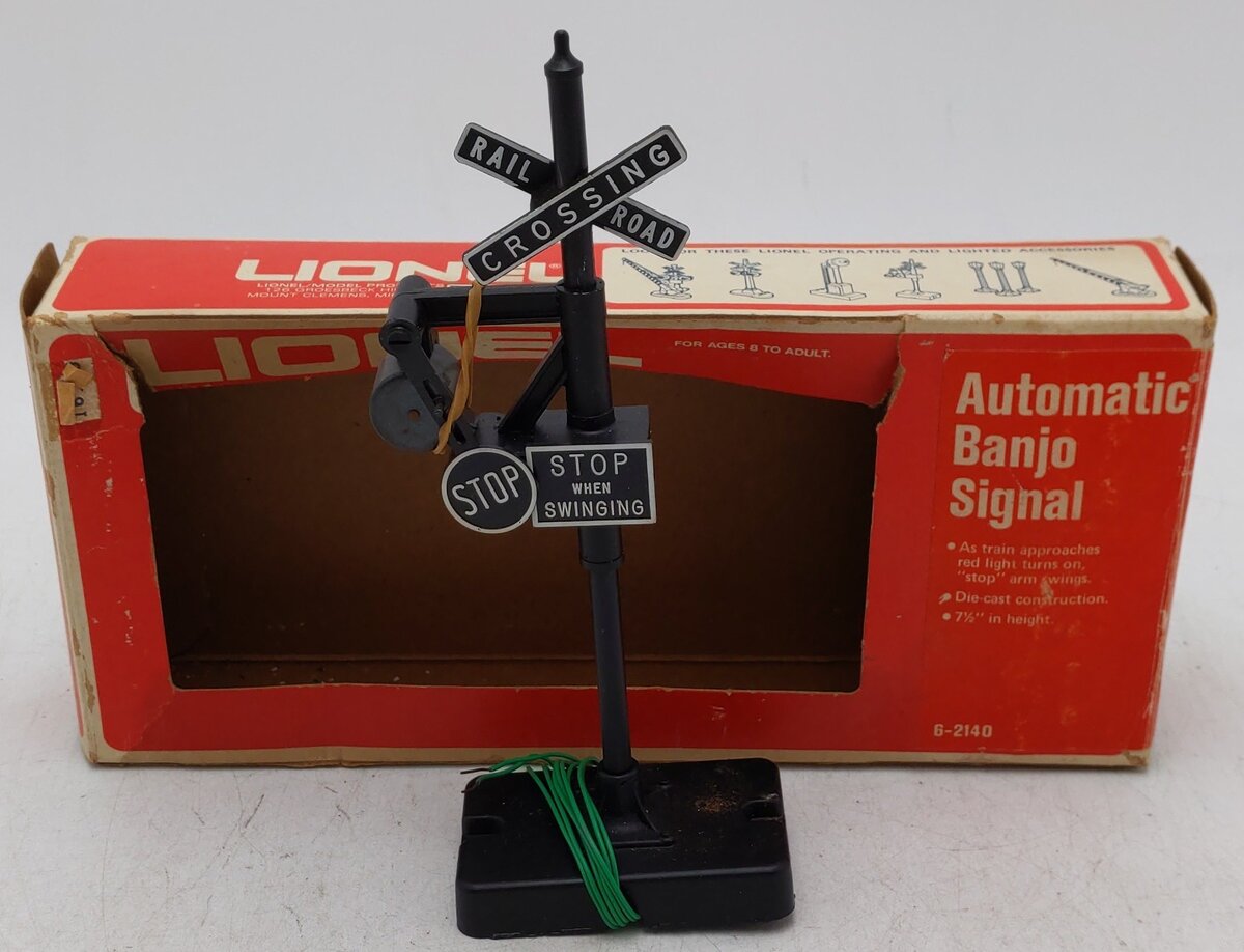 Lionel 6-2140 O Operating Banjo Signal/Box