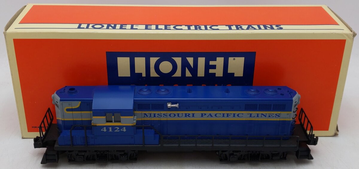 Lionel 6-18514 O Gauge Missouri Pacific GP-7 Powered Diesel Locomotive #4124 EX/Box