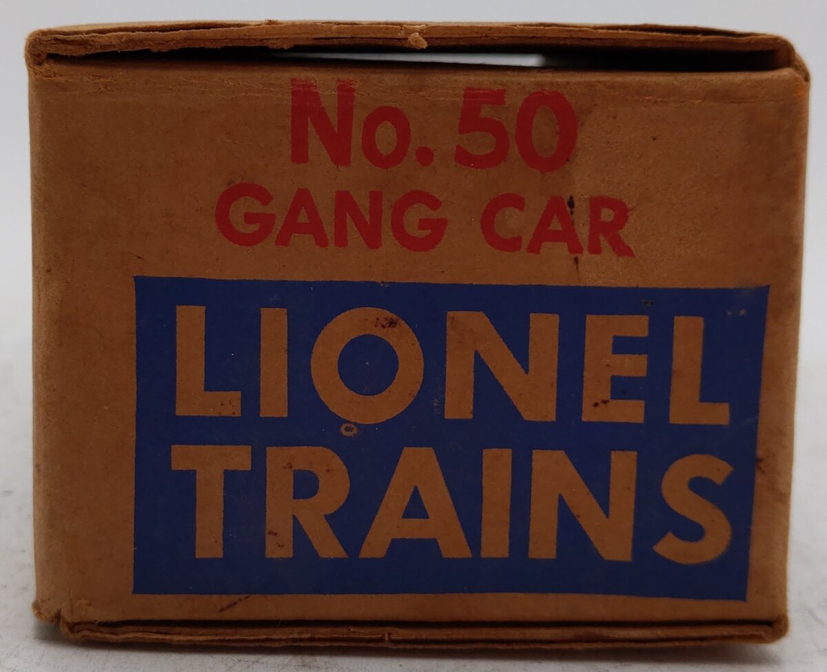 Lionel 50 Vintage O Motorized Gang Cars [2] VG
