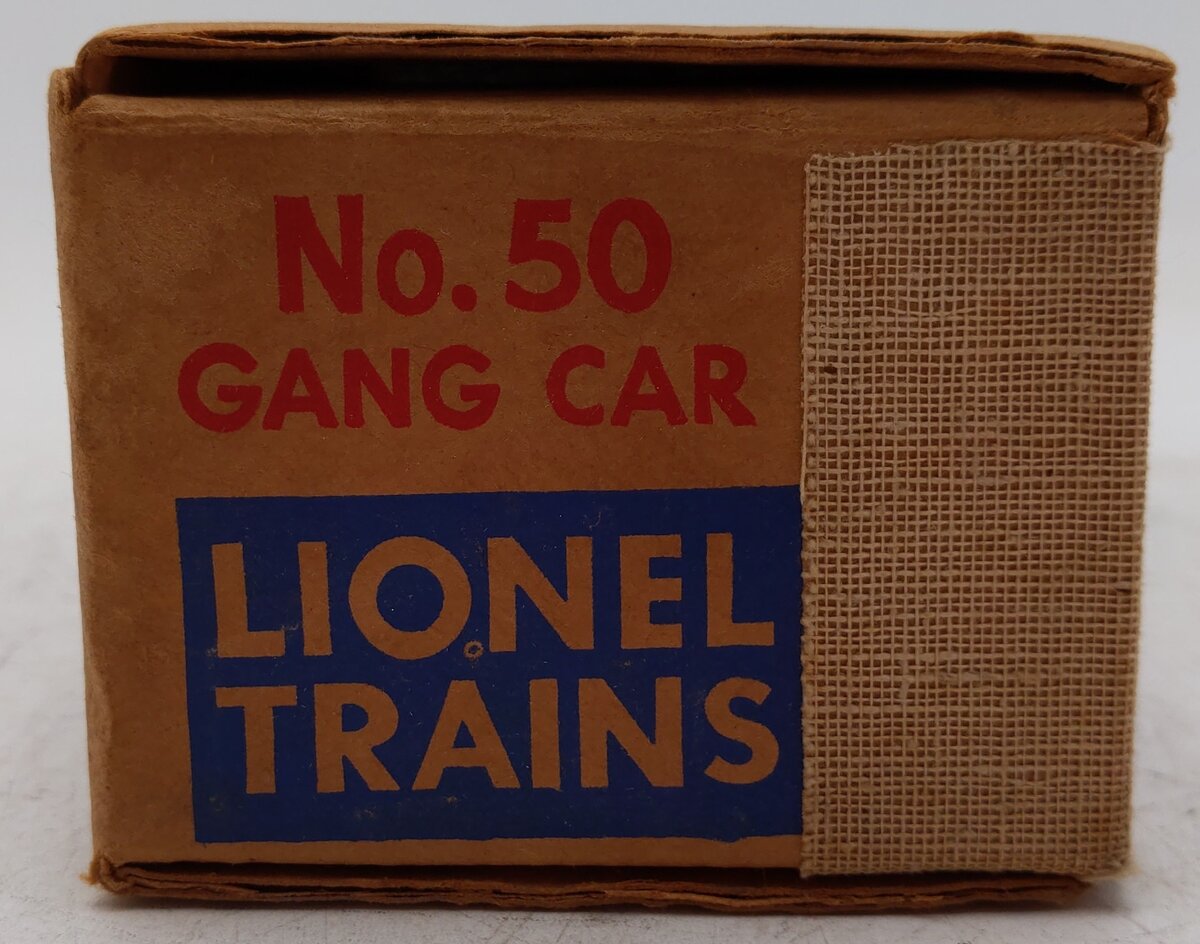Lionel 50 Vintage O Motorized Gang Cars [2] VG