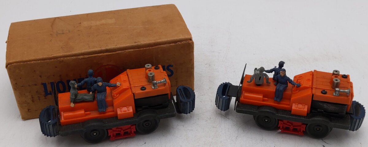 Lionel 50 Vintage O Motorized Gang Cars [2] VG