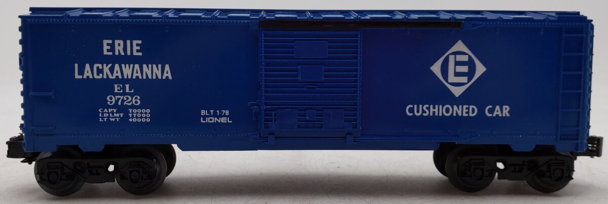 Lionel 6-9726 O Gauge Erie Lackawanna Box Car VG/Box