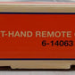 Lionel 6-14063 O 31" Remote-Control 022 Right Hand Switch Turnout VG/Box