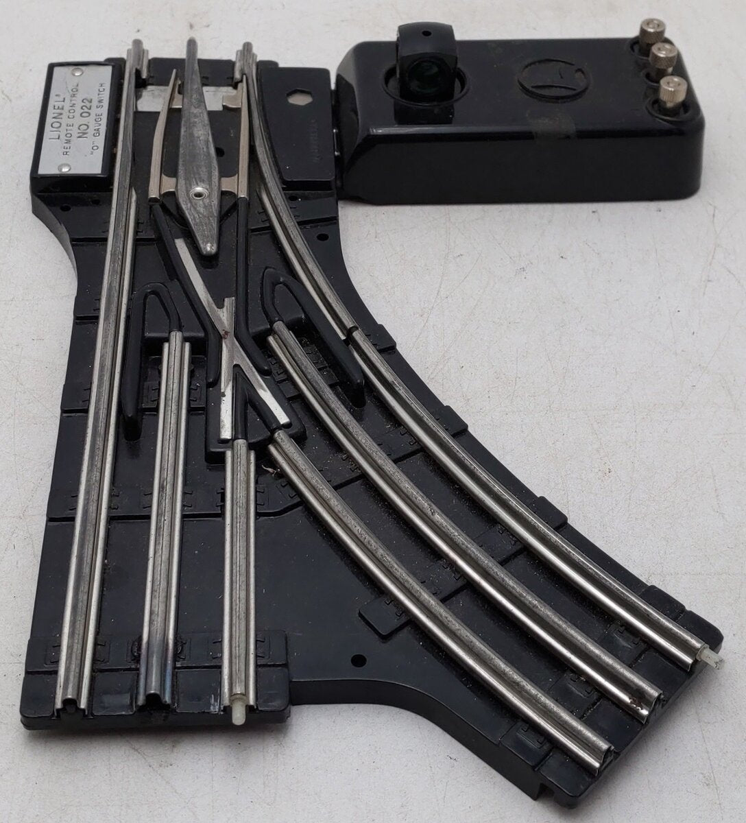 Lionel 6-14062 31" Remote-Control Left Hand Switch Turnout VG/Box