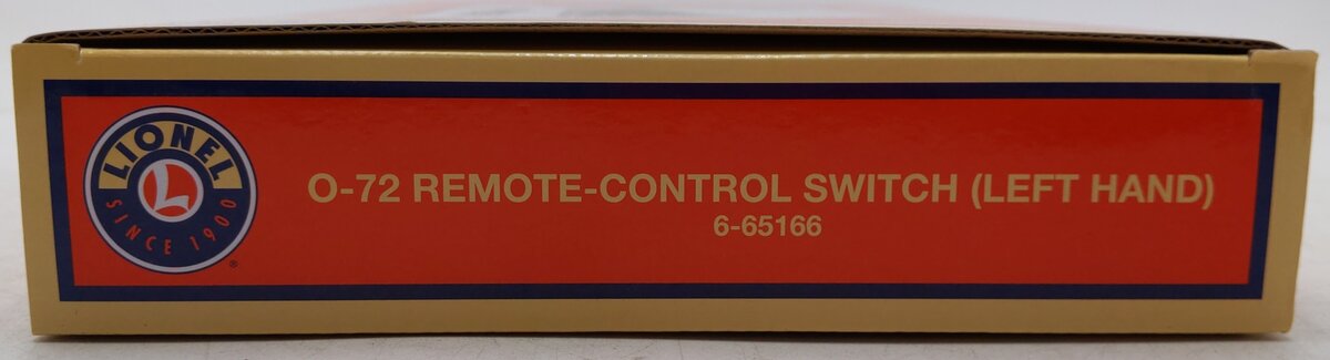 Lionel 6-65166 O72 Left Hand Remote Control Switch EX/Box