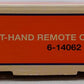 Lionel 6-14062 O Gauge Remote-Control 022 Left Hand Switch Turnout/Box