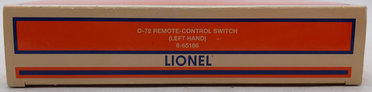 Lionel 6-65166 O72 Left Hand Remote Control Switch VG/Box