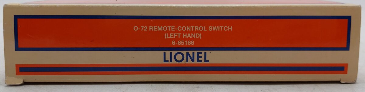 Lionel 6-65166 O72 Left Hand Remote Control Switch VG/Box