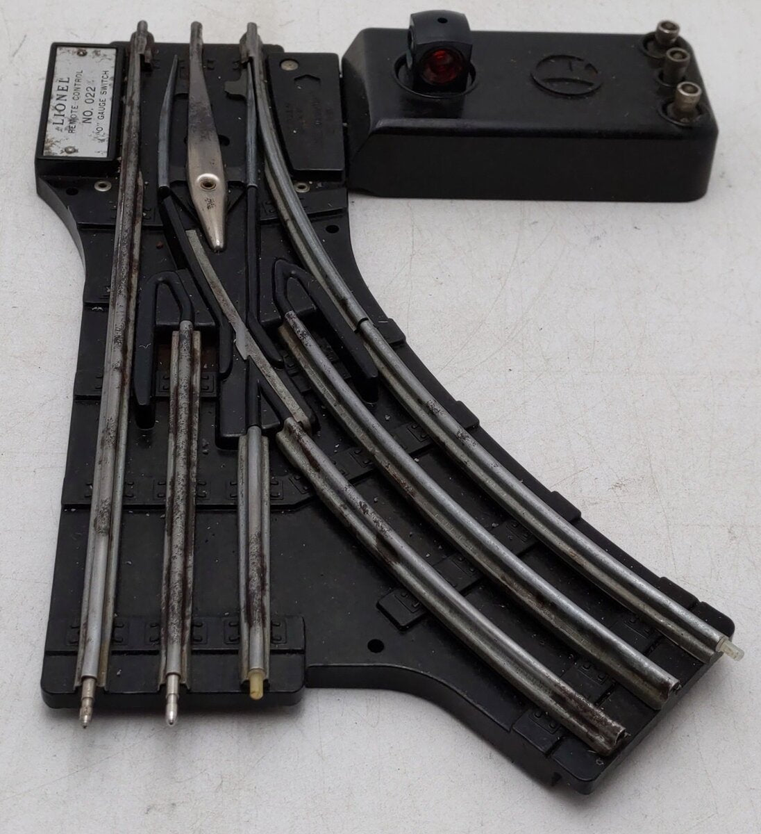 Lionel 6-14062 31" Remote-Control Left Hand Switch Turnout VG/Box
