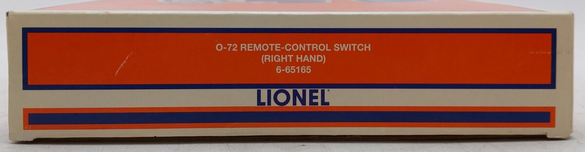 Lionel 6-65165 O72 Right Hand Remote Control Switch Turnout VG/Box