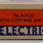 Lionel 6-5133 O Gauge Left Hand Remote Control Switch Turnout VG/Box