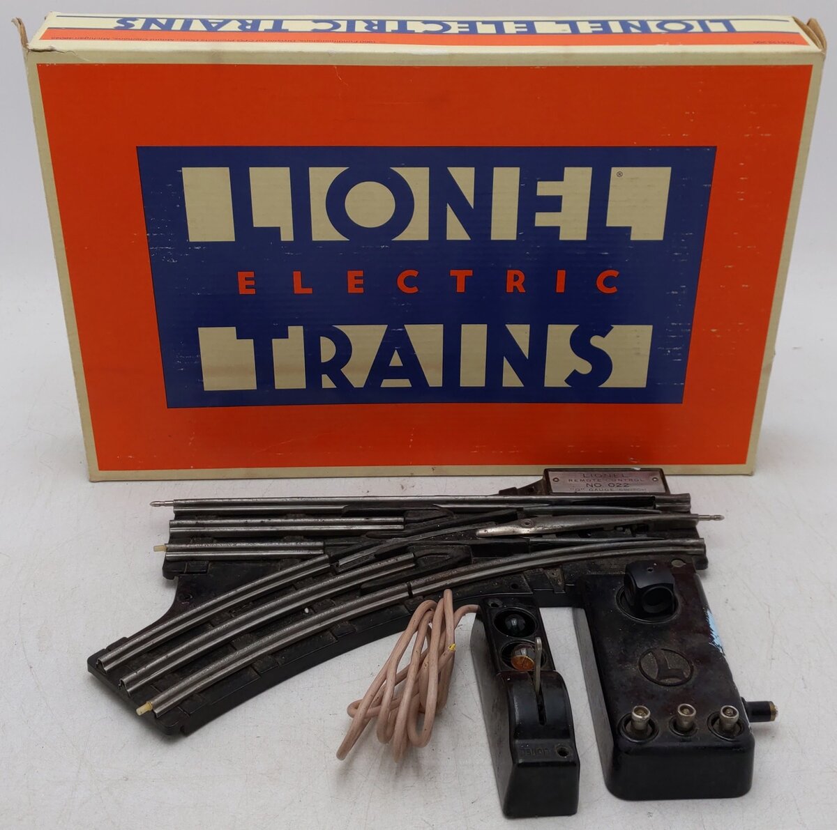 Lionel 6-5133 O Gauge Left Hand Remote Control Switch Turnout VG/Box