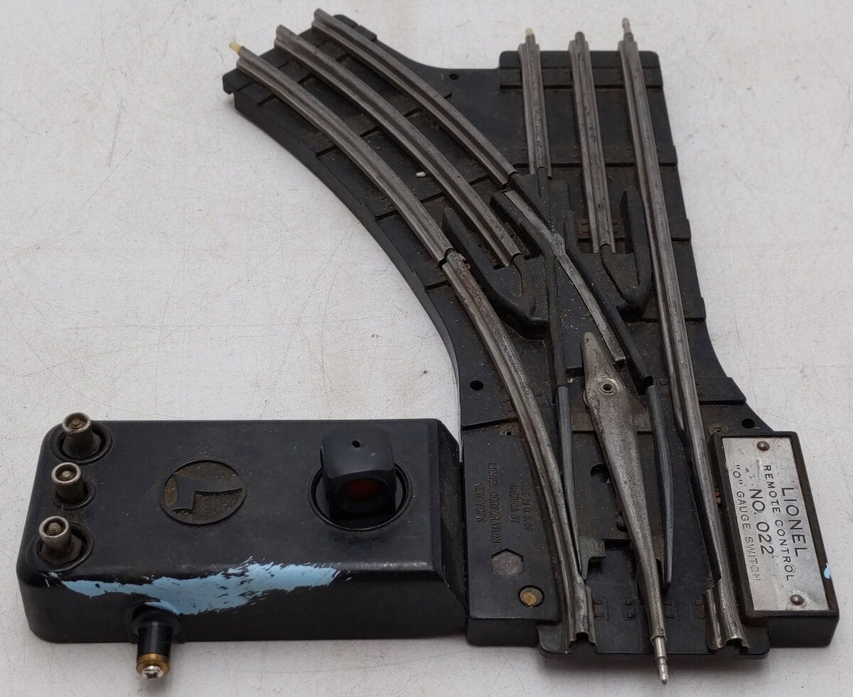 Lionel 6-5133 O Gauge Left Hand Remote Control Switch Turnout VG/Box