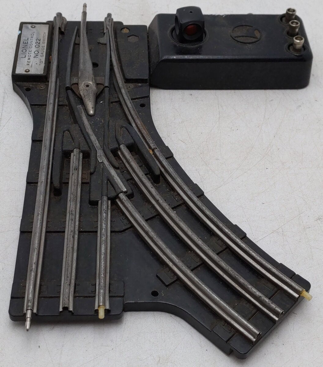 Lionel 6-5133 O Gauge Left Hand Remote Control Switch Turnout VG/Box