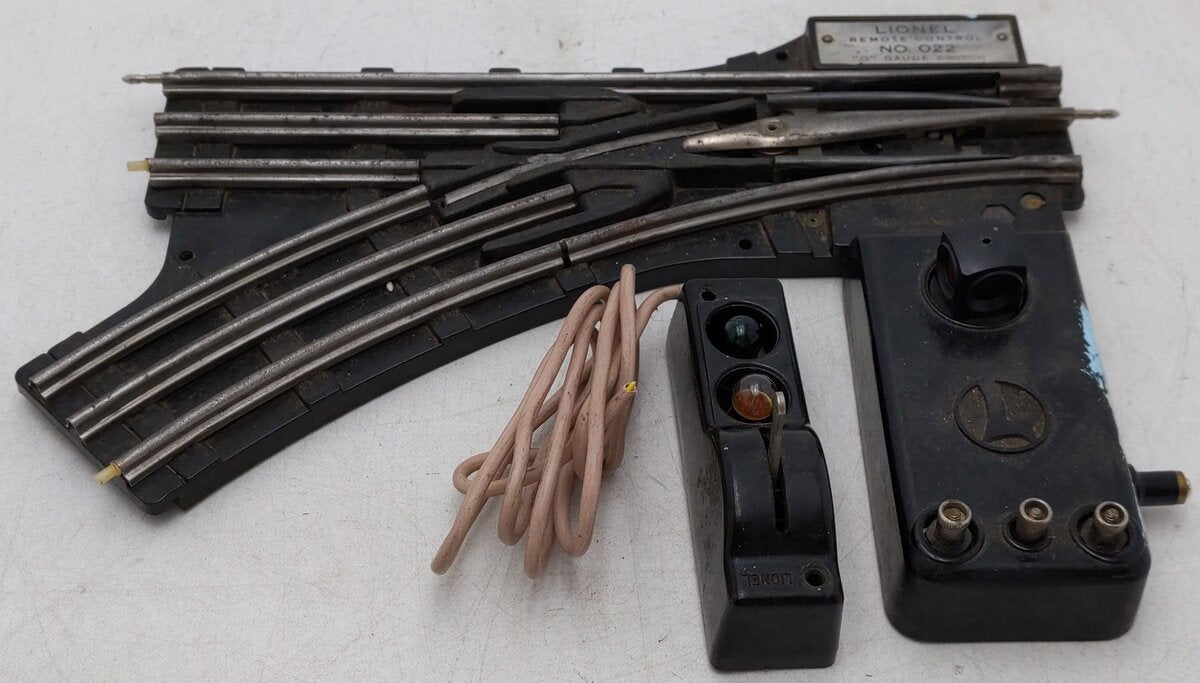 Lionel 6-5133 O Gauge Left Hand Remote Control Switch Turnout VG/Box