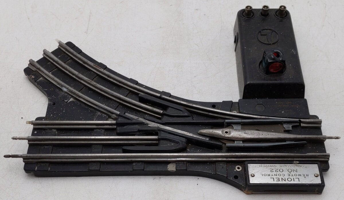 Lionel 6-14063 O 31" Remote-Control 022 Right Hand Switch Turnout VG/Box