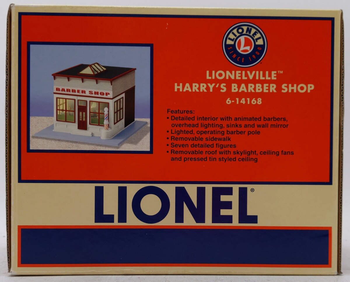 Lionel 6-14168 O Harry's Operating Barber Shop EX/Box