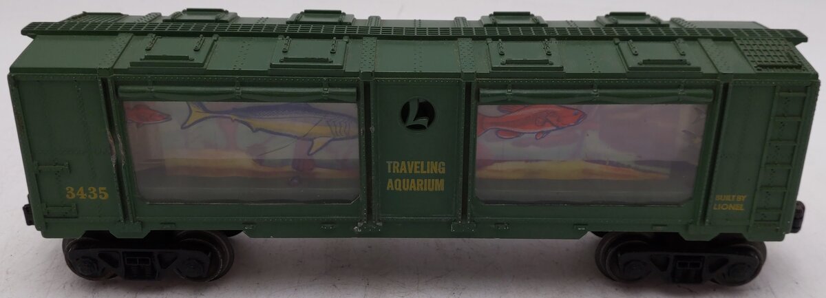 Lionel 3435 Vintage O Operating Traveling Aquarium Car VG