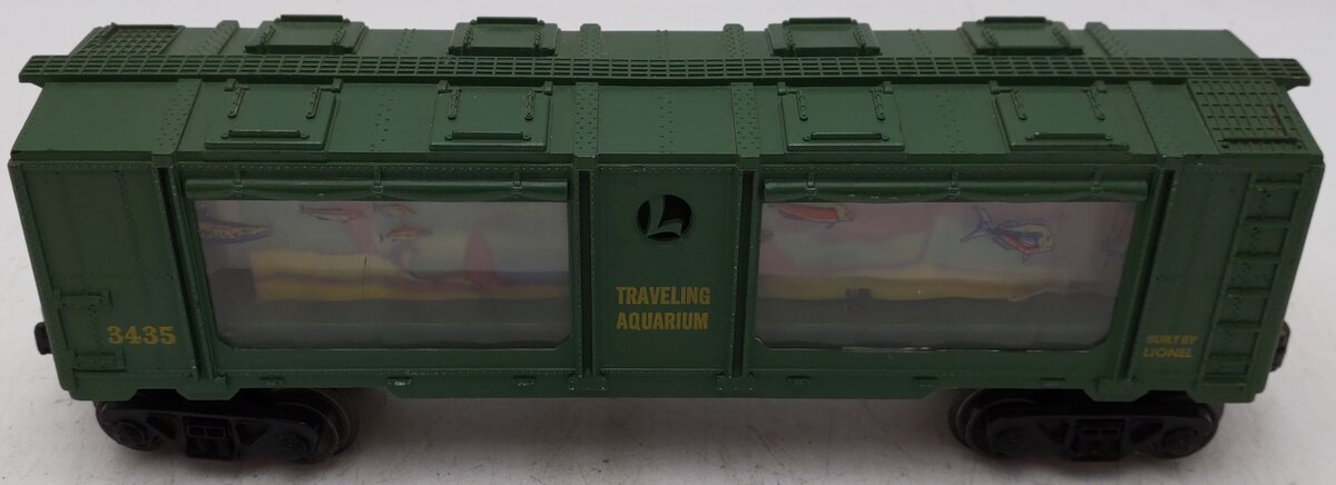 Lionel 3435 Vintage O Operating Traveling Aquarium Car VG