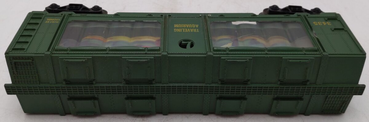 Lionel 3435 Vintage O Operating Traveling Aquarium Car VG