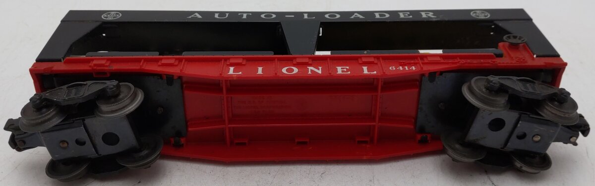 Lionel 6414 Vintage O Evans Autoloader with 3 Automobiles VG