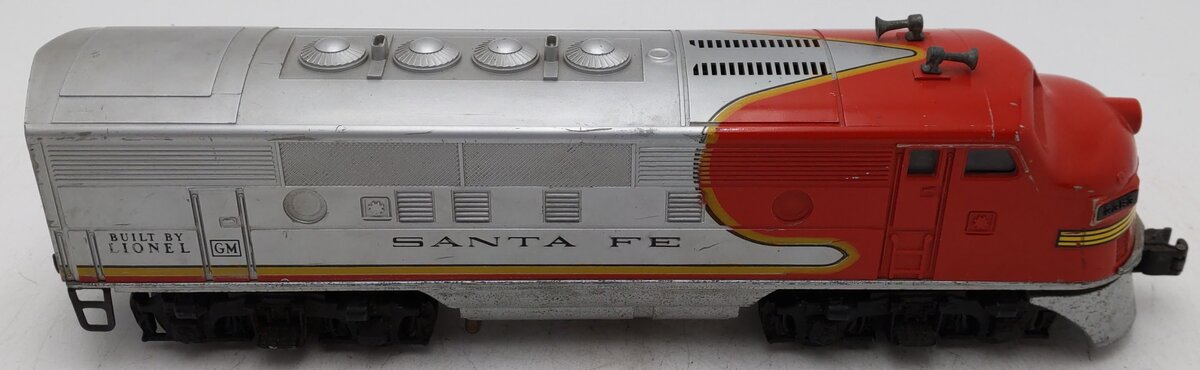 Lionel 2383P Vintage O Santa Fe F-3 A Powered Diesel Locomotive VG