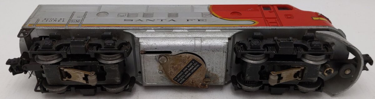 Lionel 2383P Vintage O Santa Fe F-3 A Powered Diesel Locomotive VG