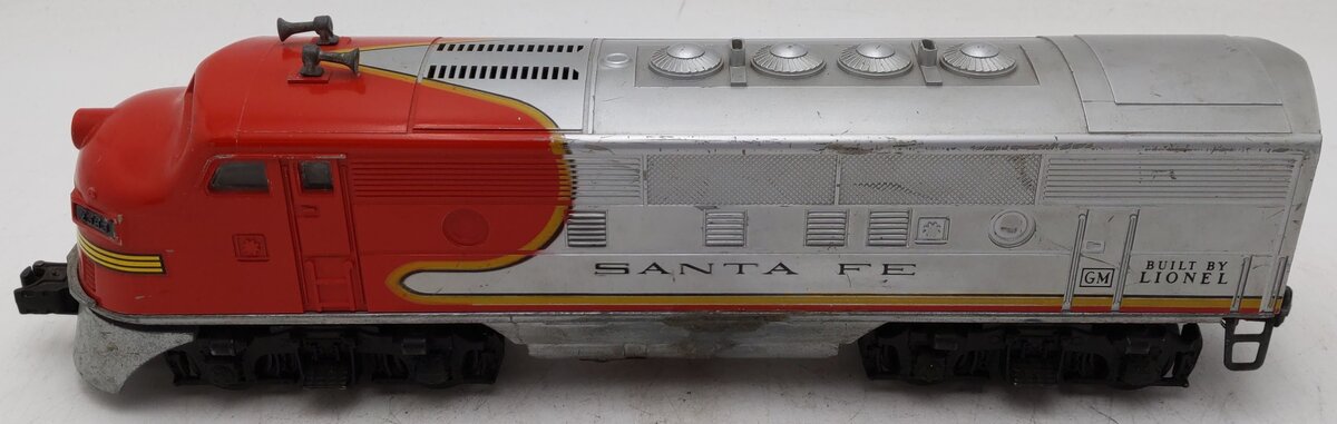 Lionel 2383P Vintage O Santa Fe F-3 A Powered Diesel Locomotive VG