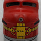 Lionel 2383P Vintage O Santa Fe F-3 A Powered Diesel Locomotive VG