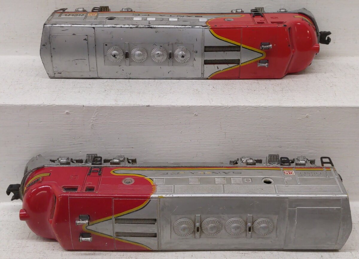 Lionel 2343 Vintage O Gauge Santa Fe F3 AA Diesel Locomotive Set