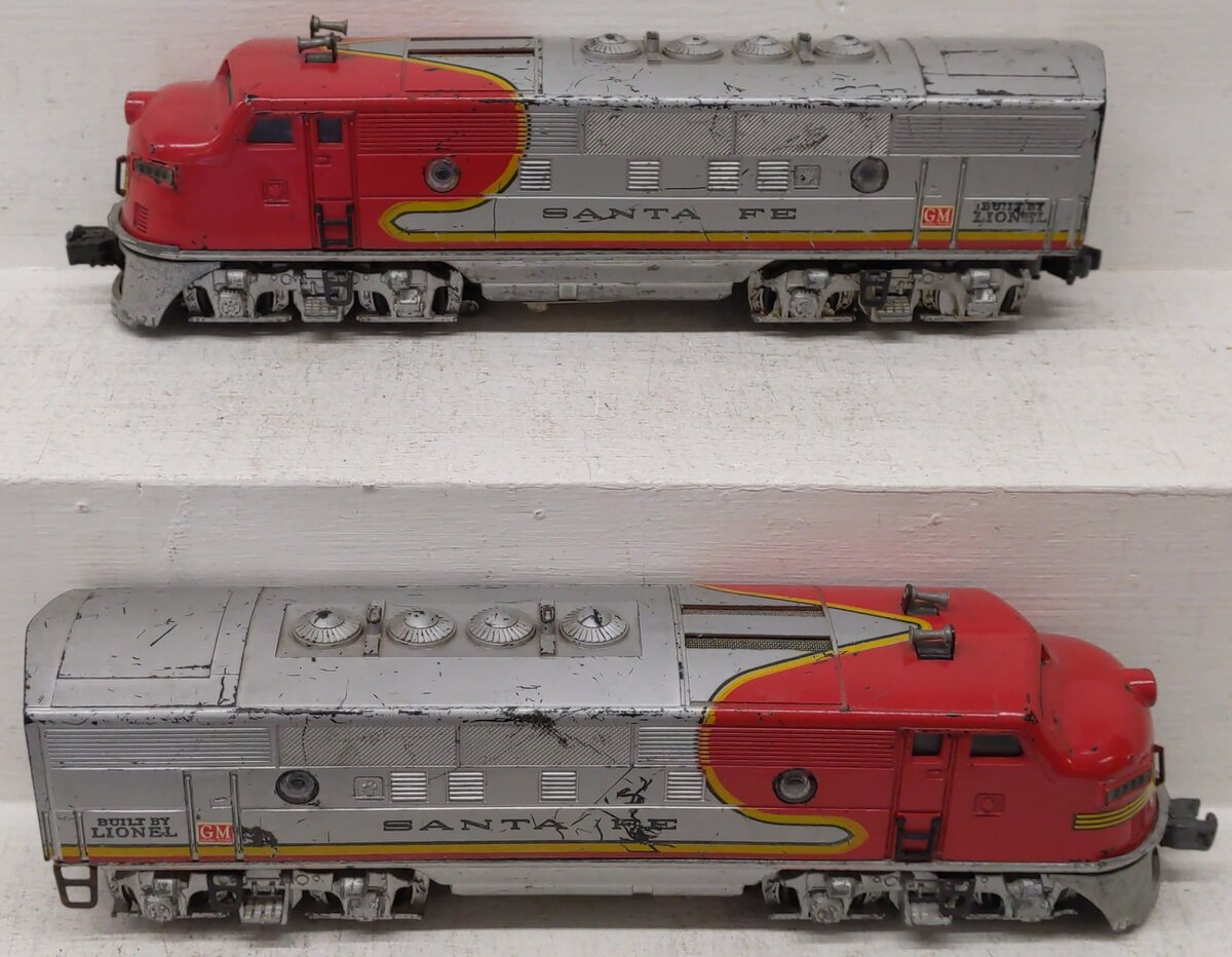 Lionel 2333 Vintage O Santa Fe F3 AA Diesel Set