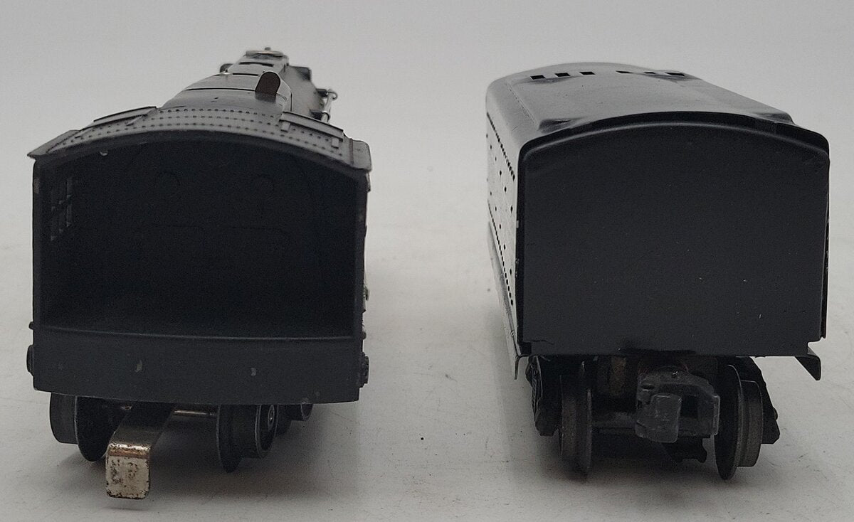 Lionel 221 Vintage O NYC Dreyfuss Black 2-6-4 Steam Locomotive & 221-T Tender VG