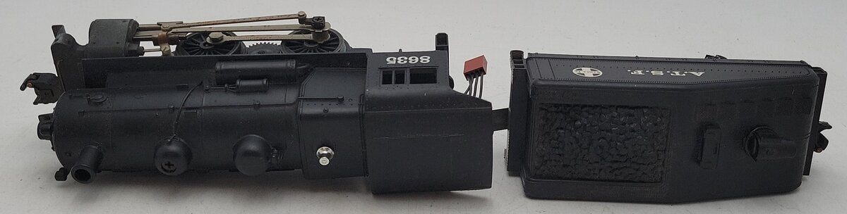 Lionel 6-8635 O ATSF Steam Switcher & Tender VG