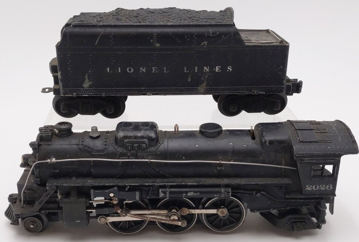 Lionel 2026 Vintage O 2-6-4 Die-Cast Steam Locomotive & 6466WX Tender