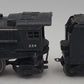 Lionel 224 Vintage O 2-6-2 Die-Cast Steam Locomotive with 2466W Tender VG