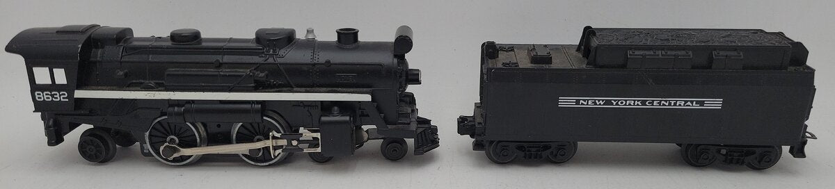 Lionel 6-8632 O Gauge New York Central 4-4-2 Steam Locomotive and Tender #8632 EX